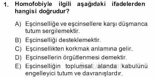 Sosyal Bilimlerde Temel Kavramlar 2013 - 2014 Ara Sınavı 1.Soru