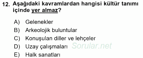 Haber Türleri 2016 - 2017 Dönem Sonu Sınavı 12.Soru