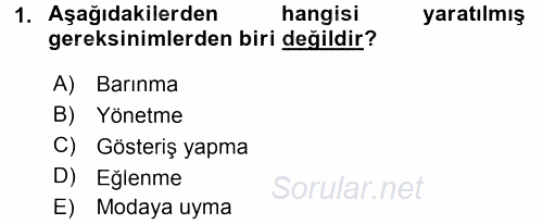 Medya Sosyolojisi 2016 - 2017 Dönem Sonu Sınavı 1.Soru