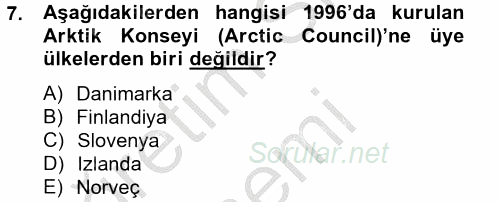 Ekonominin Güncel Sorunları 2012 - 2013 Ara Sınavı 7.Soru