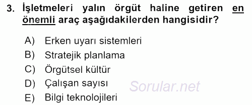 Kriz İletişimi Ve Yönetimi 2015 - 2016 Tek Ders Sınavı 3.Soru