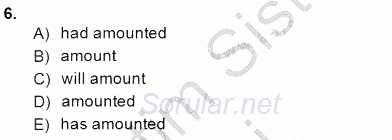 Pedagojik Gramer 2 2014 - 2015 Ara Sınavı 6.Soru