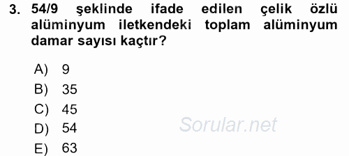 Elektrik Enerjisi İletimi ve Dağıtımı 2015 - 2016 Dönem Sonu Sınavı 3.Soru