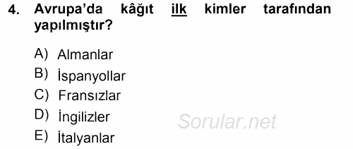 İletişim Ortamları Tasarımı 2014 - 2015 Tek Ders Sınavı 4.Soru