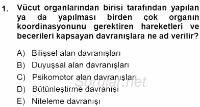 Okulöncesinde Öğretim Teknolojileri Ve Materyal Tasarımı 2014 - 2015 Dönem Sonu Sınavı 1.Soru