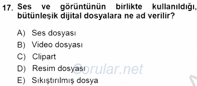 Okulöncesinde Öğretim Teknolojileri Ve Materyal Tasarımı 2014 - 2015 Dönem Sonu Sınavı 17.Soru