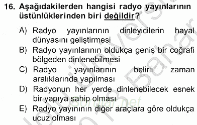 İng. Öğretmenliğinde Öğretim Teknolojileri Ve Materyal Tasarımı 2 2012 - 2013 Ara Sınavı 16.Soru