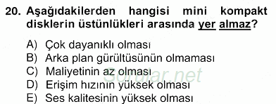 İng. Öğretmenliğinde Öğretim Teknolojileri Ve Materyal Tasarımı 2 2012 - 2013 Ara Sınavı 20.Soru