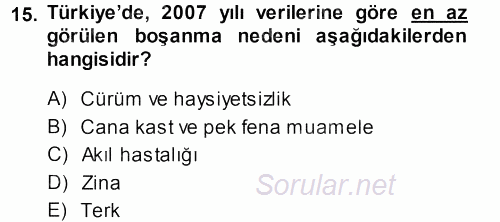 Türkiye´nin Toplumsal Yapısı 2013 - 2014 Ara Sınavı 15.Soru Türkiye´nin Toplumsal Yapısı 2013 - 2014 Ara Sınavı 15.Soru