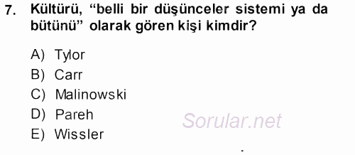 Türkiye´nin Toplumsal Yapısı 2013 - 2014 Ara Sınavı 7.Soru Türkiye´nin Toplumsal Yapısı 2013 - 2014 Ara Sınavı 7.Soru