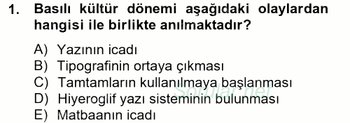 Sosyal Medya 2012 - 2013 Dönem Sonu Sınavı 1.Soru