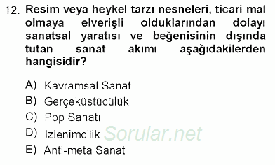 Fotoğraf Tarihi 2012 - 2013 Dönem Sonu Sınavı 12.Soru