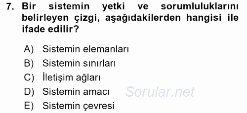 Ön Muhasebe Yazılımları Ve Kullanımı 2015 - 2016 Ara Sınavı 7.Soru