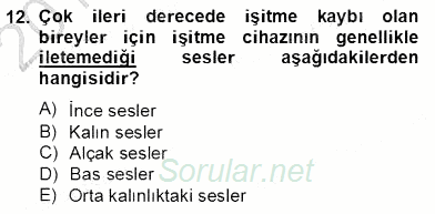 Çocukta Oyun Gelişimi 2013 - 2014 Dönem Sonu Sınavı 12.Soru