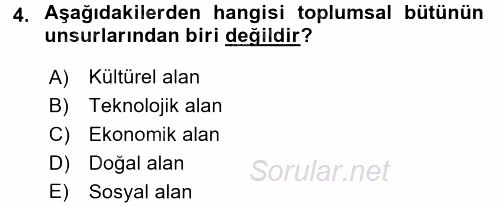 Bilgi Ekonomisi 2017 - 2018 Ara Sınavı 4.Soru