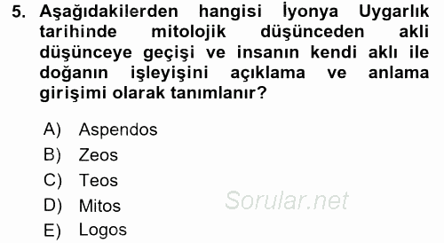 Bilgi Ekonomisi 2017 - 2018 Ara Sınavı 5.Soru