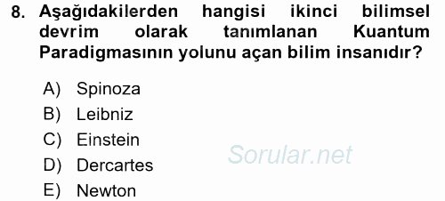 Bilgi Ekonomisi 2017 - 2018 Ara Sınavı 8.Soru