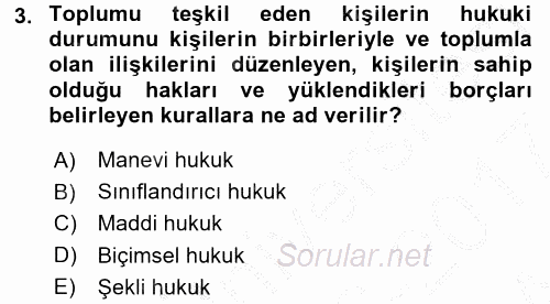 Vergi Usul Hukuku 2016 - 2017 Ara Sınavı 3.Soru