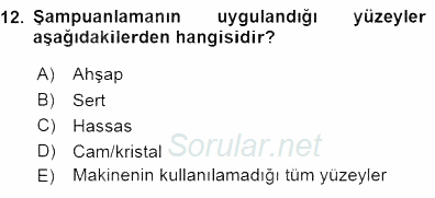 Otel İşletmelerinde Konaklama Hizmetleri 2015 - 2016 Dönem Sonu Sınavı 12.Soru