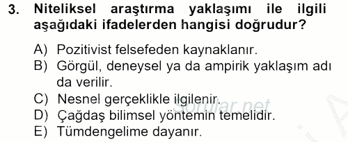 İletişim Kuramları 2012 - 2013 Ara Sınavı 3.Soru