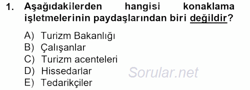 Satış Teknikleri 2013 - 2014 Ara Sınavı 1.Soru