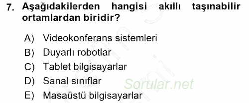 İşletmelerde Eğitim ve Geliştirme 2015 - 2016 Dönem Sonu Sınavı 7.Soru