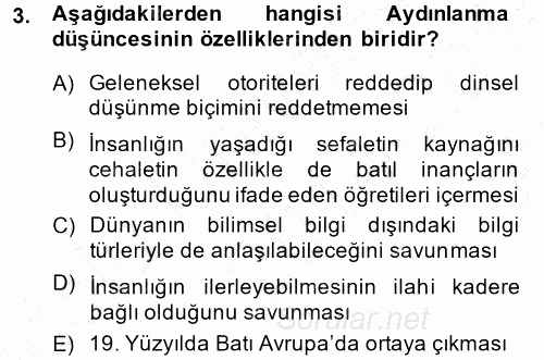 Sosyolojide Araştırma Yöntem ve Teknikleri 2014 - 2015 Ara Sınavı 3.Soru