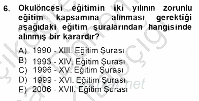 Görsel Sanatlar Eğitimi 2014 - 2015 Ara Sınavı 6.Soru