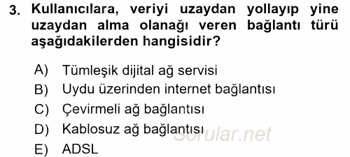 İnternet Yayıncılığı 2017 - 2018 3 Ders Sınavı 3.Soru