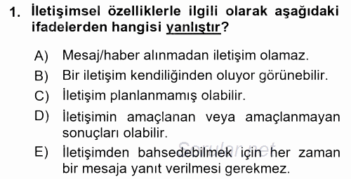 Medya Sosyolojisi 2015 - 2016 Ara Sınavı 1.Soru