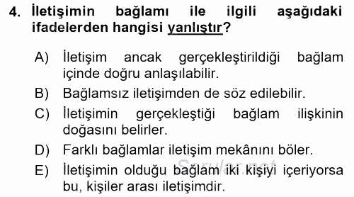 Medya Sosyolojisi 2015 - 2016 Ara Sınavı 4.Soru