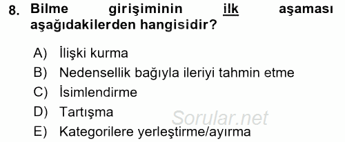 Medya Sosyolojisi 2015 - 2016 Ara Sınavı 8.Soru