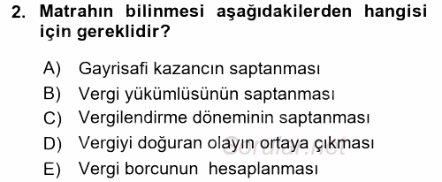 Belge Yönetimi ve Ofis Uygulamaları 2017 - 2018 Ara Sınavı 2.Soru