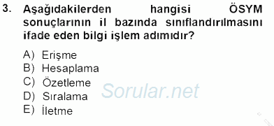 Marka İletişiminde Analiz ve Araştırma 1 2013 - 2014 Tek Ders Sınavı 3.Soru