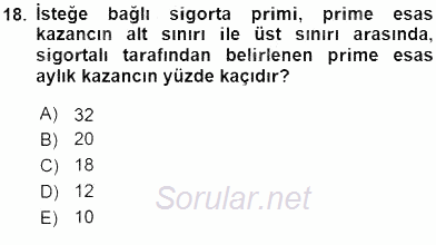 Belge Yönetimi ve Ofis Uygulamaları 2016 - 2017 Ara Sınavı 18.Soru