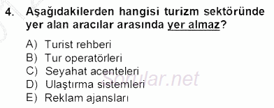 Turizm Pazarlaması 2012 - 2013 Dönem Sonu Sınavı 4.Soru Turizm Pazarlaması 2012 - 2013 Dönem Sonu Sınavı 4.Soru