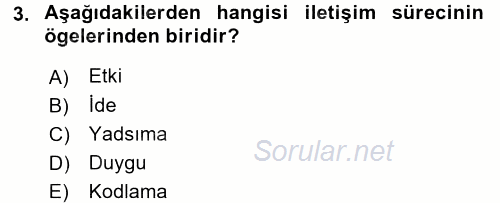 İletişim Ortamları Tasarımı 2016 - 2017 Ara Sınavı 3.Soru