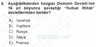 Tanzimat Dönemi Türk Edebiyatı 1 2015 - 2016 Ara Sınavı 5.Soru