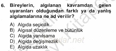 Okulöncesinde Materyal Geliştirme 2013 - 2014 Ara Sınavı 6.Soru