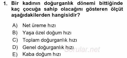 Yaşlı ve Hasta Bakım Hizmetleri 2015 - 2016 Tek Ders Sınavı 1.Soru