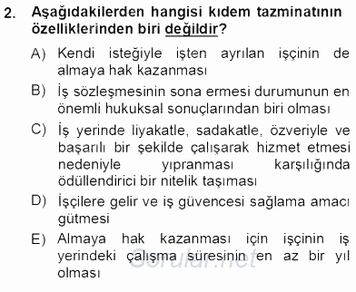 Belge Yönetimi ve Ofis Uygulamaları 2012 - 2013 Ara Sınavı 2.Soru