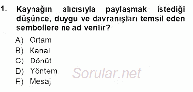 Okulöncesinde Öğretim Teknolojileri Ve Materyal Tasarımı 2012 - 2013 Ara Sınavı 1.Soru