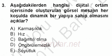 Okulöncesinde Materyal Geliştirme 2013 - 2014 Dönem Sonu Sınavı 3.Soru