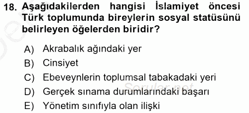 Eğitim Felsefesi 2016 - 2017 3 Ders Sınavı 18.Soru