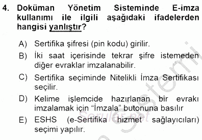 Ulusal Yargı Ağı Projesi 1 2015 - 2016 Ara Sınavı 4.Soru