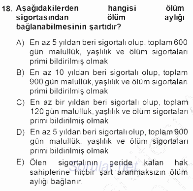 Medyada Çalışma Hayatı 2014 - 2015 Dönem Sonu Sınavı 18.Soru