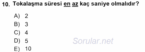 Sosyal Davranış ve Protokol 2016 - 2017 Ara Sınavı 10.Soru