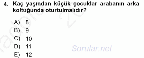 Sosyal Davranış ve Protokol 2016 - 2017 Ara Sınavı 4.Soru