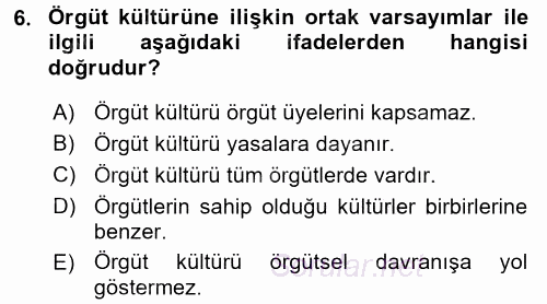 Spor Yönetimi 2015 - 2016 Dönem Sonu Sınavı 6.Soru