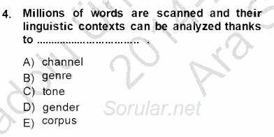 Özel Öğretim Yöntemleri 2014 - 2015 Ara Sınavı 4.Soru